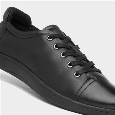 Adley Womens Black Lace Up Shoe