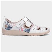 Free Spirit Cleveland Womens White Floral Shoe (Click For Details)