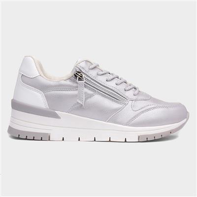 Court Womens Silver Trainers