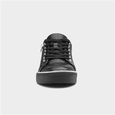 Gym Womens Black Snake Print Shoe