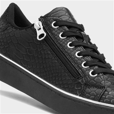Gym Womens Black Snake Print Shoe