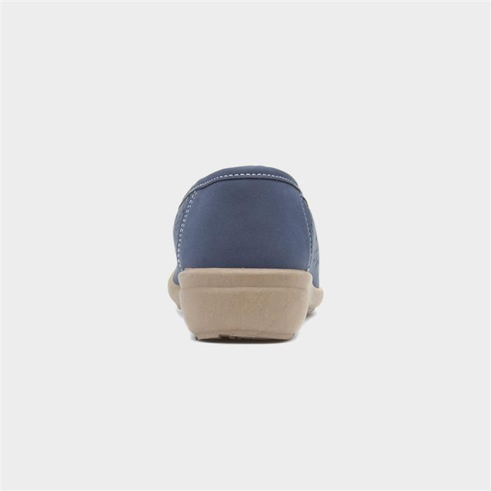 Softlites Doreen Womens Navy Casual Loafer-12030 shoezone