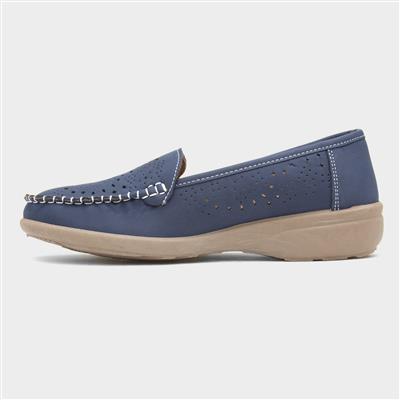 Doreen Womens Navy Casual Loafer