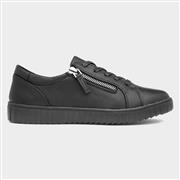 Cushion Walk Genoa Womens Black Casual Shoe (Click For Details)