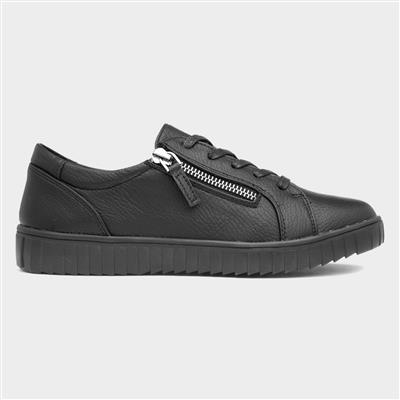 Genoa Womens Black Casual Shoe