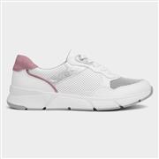 Relife Lily Womens White Lace Up Casual Shoe (Click For Details)