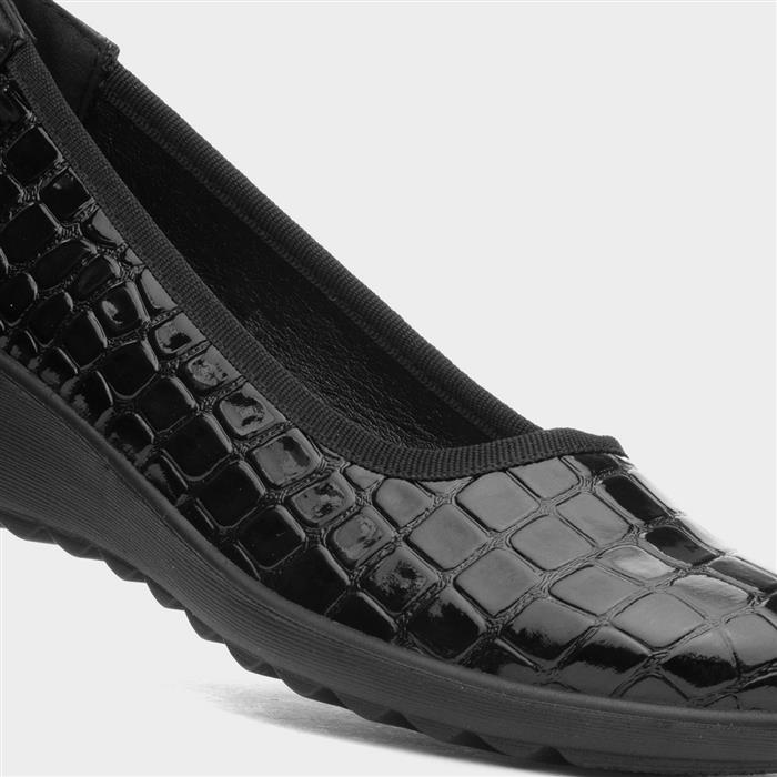 Chicago Womens Black Wedge Shoe