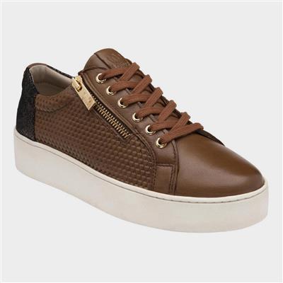 Stroud Womens Tan Leather Casual Shoe