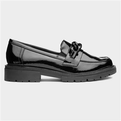 Womens Black Patent Loafer