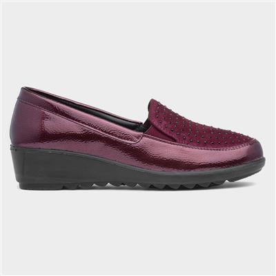 Susan Womens Red Casual Shoe