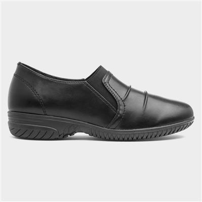 Abbie Womens Black Slip On Shoe