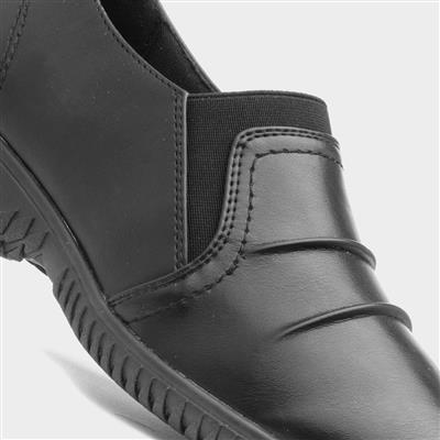Abbie Womens Black Slip On Shoe