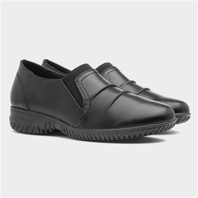 Abbie Womens Black Slip On Shoe