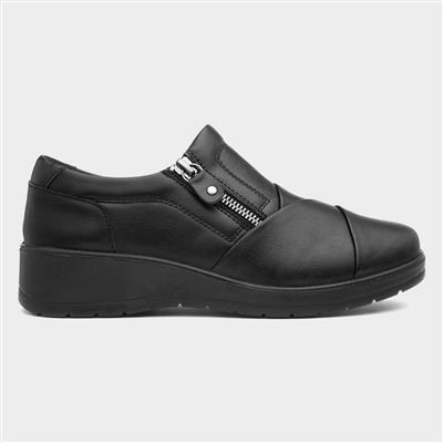 Daryl Womens Black Casual Shoe