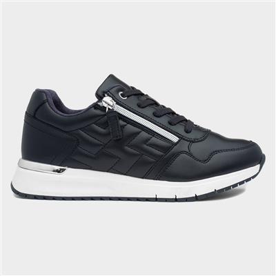 Track Womens Navy Trainer