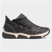 Rieker Womens Black Casual Shoe (Click For Details)