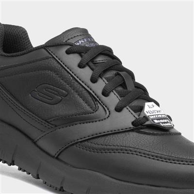 Relaxed Fit Womens Black Shoe