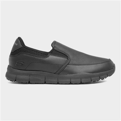 Relaxed Fit Womens Black Shoes