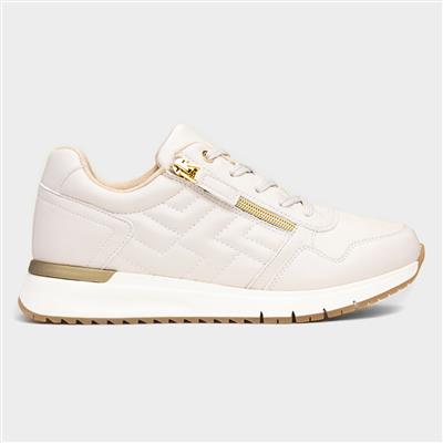 Track Womens Beige Casual Trainer