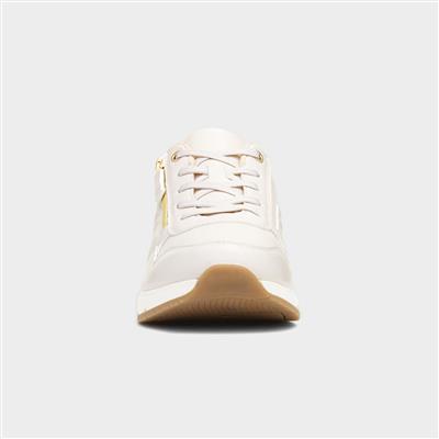 Track Womens Beige Casual Trainer