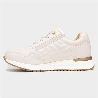 Track Womens Beige Casual Trainer