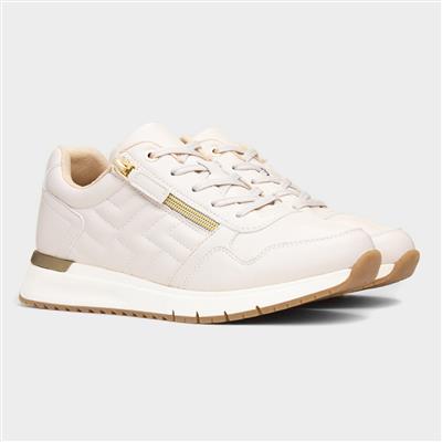Track Womens Beige Casual Trainer