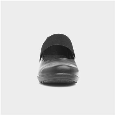 Cairo Womens Black Wedge Shoe