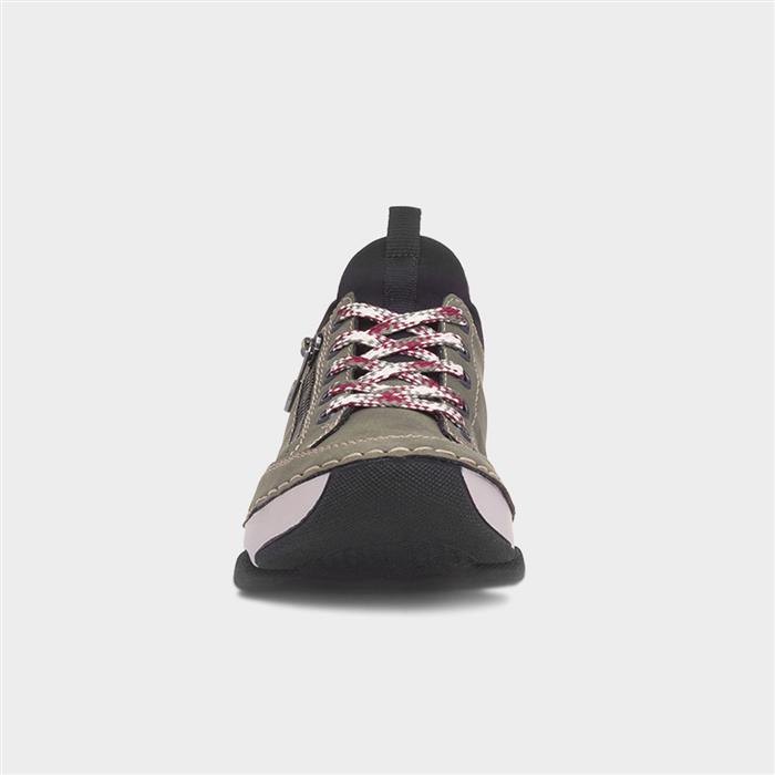 Stuttgart Antistress Womens Green Zip Shoe