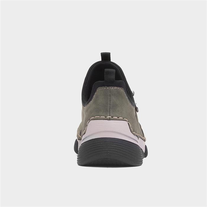 Stuttgart Antistress Womens Green Zip Shoe