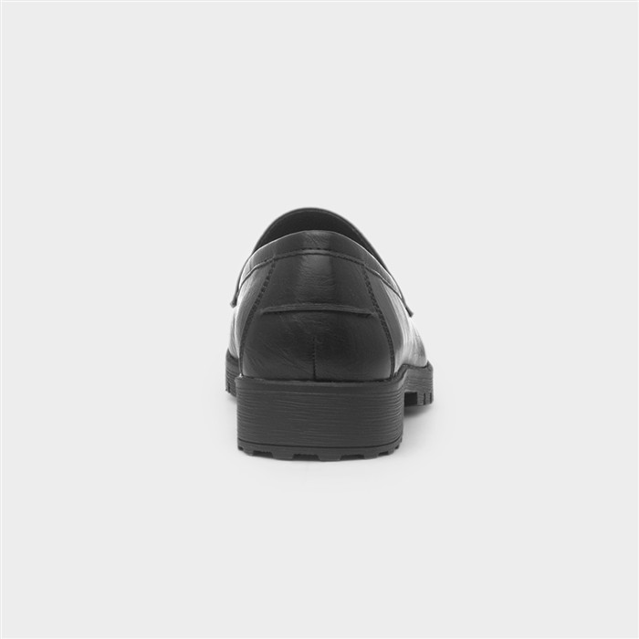 Shanghai Womens Black Tassel Loafer