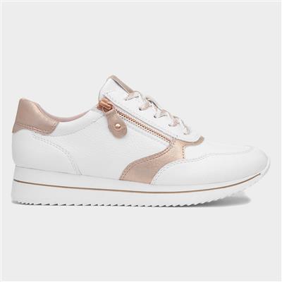 Jacqueline Womens White Casual Shoe