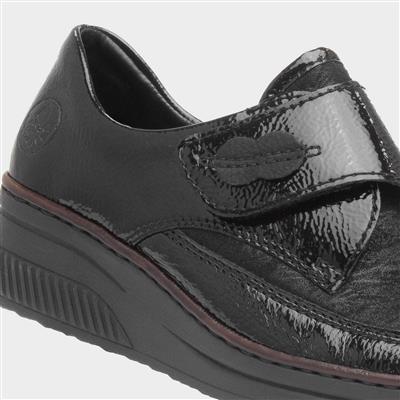 Antistress Womens Black Leather Shoe