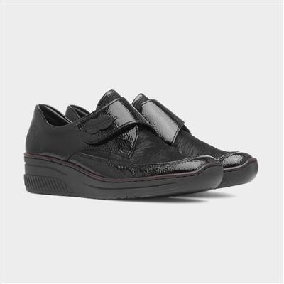 Rieker Antistress Womens Black Leather Shoe-12066 | shoezone