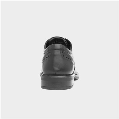 Charlotte Womens Black Leather Brogue