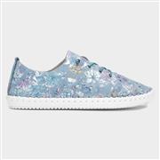 Lunar Exbury Womens Blue Leather Casual Shoes (Click For Details)