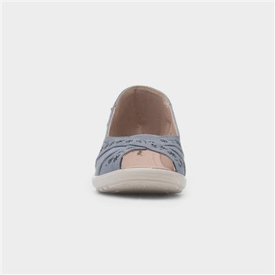 Kate Womens Blue Open Toe Shoe