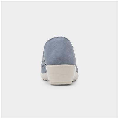 Kate Womens Blue Open Toe Shoe