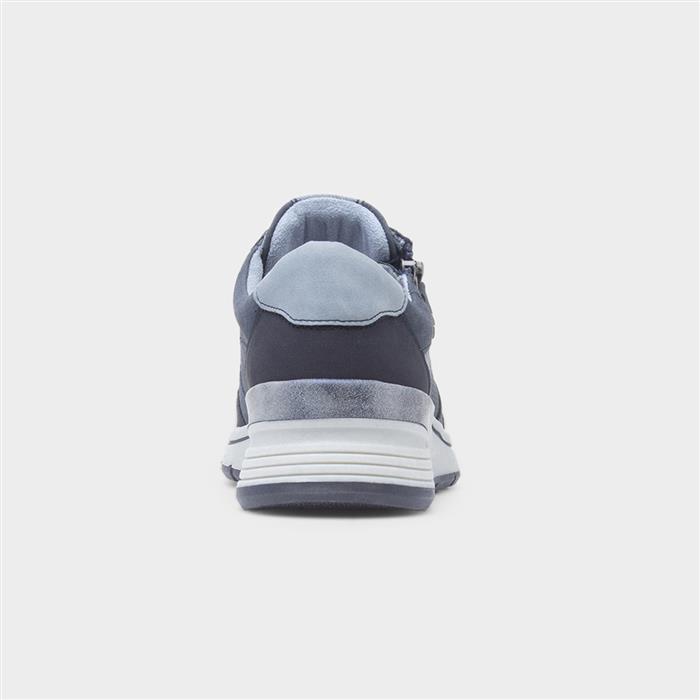 Sylvie Womens Navy Casual Lace Up Shoe