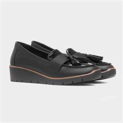 Yvonne Womens Black Loafer