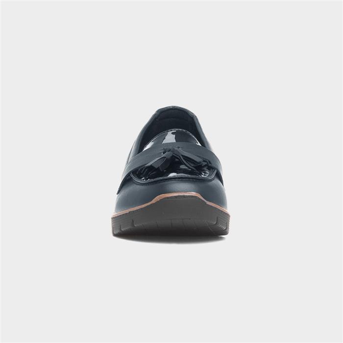 Yvonne Womens Navy Loafer