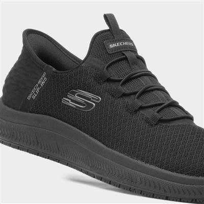 Womens Slip Ins Black Shoe