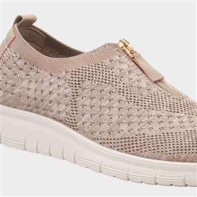 Astrid Womens Beige Casual Shoe
