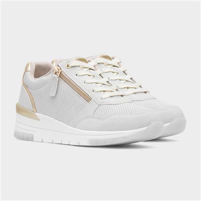 Spa Womens Beige Casual Trainer