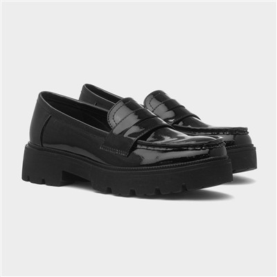 Jakarta Womens Black Patent Loafer