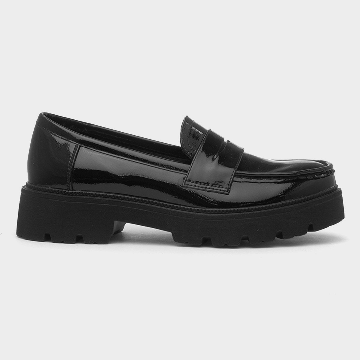 Jakarta Womens Black Patent Loafer