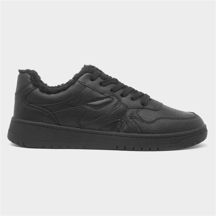 Dupree Womens Black Warm Lined Casual Shoe