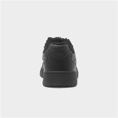 Dupree Womens Black Warm Lined Shoe