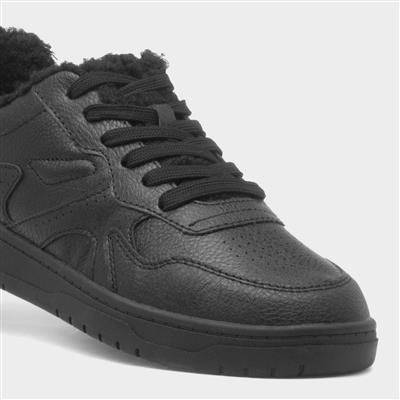 Dupree Womens Black Warm Lined Shoe