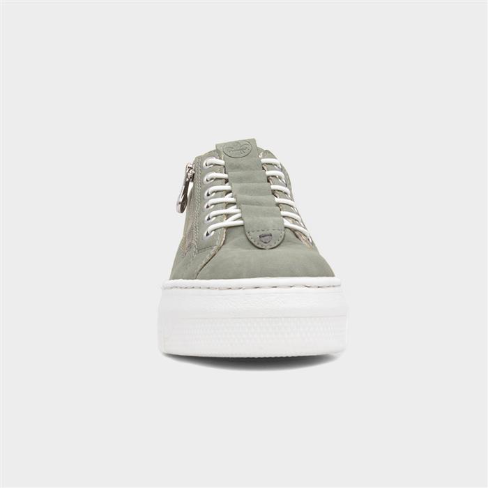 Dortmund Antistress Womens Green Zip Shoe