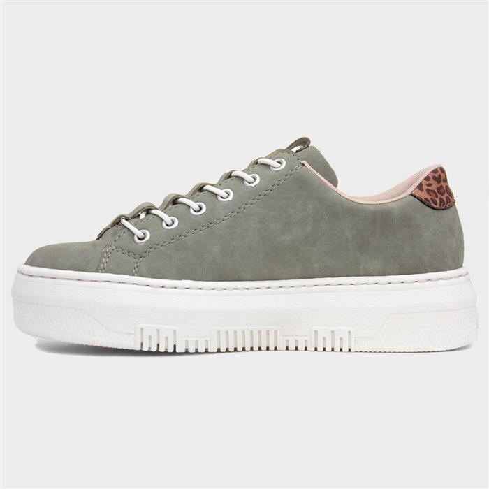 Dortmund Antistress Womens Green Zip Shoe